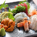 Yamakashi - 旬の鮮魚！お刺身五点盛