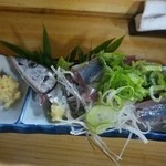 江戸政 - さんまさしみ