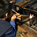 民宿　フィールドノート - チビっ子もお手伝い！