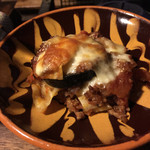 民宿　フィールドノート - 南部せんべいと秋茄子のラザニア。