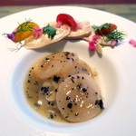 風のテラスKUKUNA - 北海道産帆立貝とマッシュルームのババロア
      