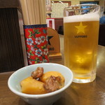 順香 - ビール500円(2015年9月）