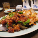 順香 - 黒酢酢豚　800円(2015年9月）