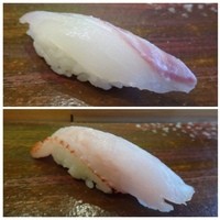 伊勢鮨 - ◆ヒラメ・・熟成加減もよく美味しい。
                ◆キンキ・・上品な脂を感じます。