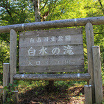 白水湖畔ロッジ - ロッジへ向かう途中にある白水の滝☆