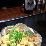 お好み焼きつくし - 友人おすすめのホルモン豆腐
