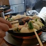 成吉思汗 だるま - 玉ねぎはよく焼くとグッド♪（2015年8月）。