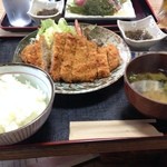 紀乃川 - あぐーロースかつ定食