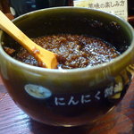 久留米ラーメン清陽軒 - 清陽軒手作りの【にんにく醤油】