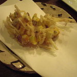 食堂 おがわ - 新生姜のかき揚。