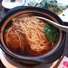 Red Door - 料理写真:獅子頭面（揚州風肉団子麺）と山芋の炒め物