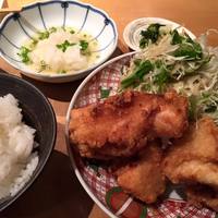 とり田 博多本店 - 唐揚げ定食