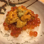 小料理 新宅 - うにいくらご飯
