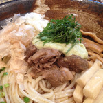 麺座 かたぶつ - 冷しニボワサビーフ