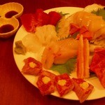 たこ！！ - お刺身盛り合わせ