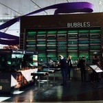 Bubbles Seafood & Wine Bar - 2015年9月22日。スキポール空港で最後の泡たいむ。