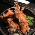 山元麺蔵 - ちっちゃいささみ天丼