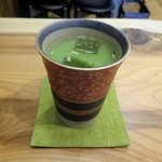 Ikkyuuhyakufukuasakusawasai - 冷し抹茶甘酒
