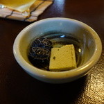 茶寮 宝泉 - しぼり豆丹波黒大寿、和三盆