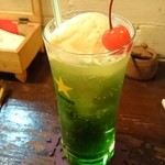 夕空コーヒー - クリームソーダ。