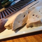 鉄板焼 みたき 桜坂 - フォアグラ＆椎茸