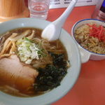  ラーメンの鵬龍 - ラーメンセット