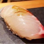 すし 喜邑 - 2015.9.  真鯛