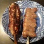 炭火焼　鶏奈緒 - ツクネ、ハツ