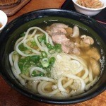 Sanshoudiya - かしわうどん