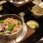 彩食茶房松の実 - オホーツク産ずわい蟹　釜飯　８４０円