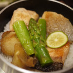 彩食茶房松の実 - 季節の釜飯　時鮭とアスパラの洋風　８４０円