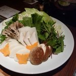 神戸プレジール - ジャブシャブの野菜