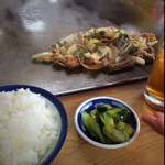 滝川ホルモン店 - ホルモン2、かしわ1、めし大