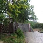 山岡ピザ - お店までの急坂