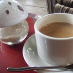 山岡ピザ - ホットチャイ