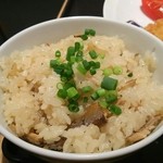 寅福 - 秋です！秋刀魚とシメジの炊き込みご飯