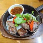 ビヤホールライオン - 中落ちカルビのサイコロステーキ