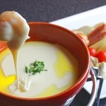 Cheese fondue (serves 2)