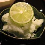 茶菓円山 - ソルベ色々（すだち）(2015.09)