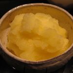 茶菓円山 - ソルベ色々（甘夏みかん）(2015.09)