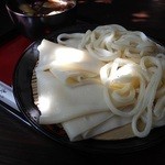 Yoshimiya Shiyokudou - 「川幅うどん」と「うどん」の合盛