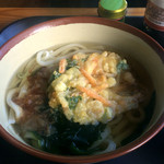 燕山荘 - 【昼食】天ぷらうどん（税込800円）
      量は少なめですので、軽食に向いてます。
