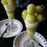 胡風居 - マスクメロンパフェ