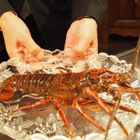 隠れ里車屋 - 料理前に見せに来てくださった