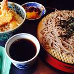 街道の茶屋 きんぱ - ランチ定食ざるそば＆天丼