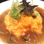 カフェレストラン・エミリオ - 和風オムライス ￥880 スープ付き 