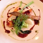 【ランチ1500円コース】　メイン料理（本日のおすすめ魚料理）