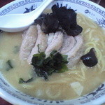 ラーメン マキタ - 2015/09/30 夜の部．豚骨チャーシューメンマ抜き