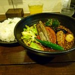 一文字カリー店 - 6/16 チキンベジタブルスープカリー