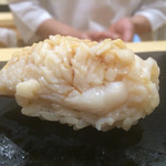 鮨 はしもと - 2015/9_にぎり⑪北寄貝（おこのみで追加）